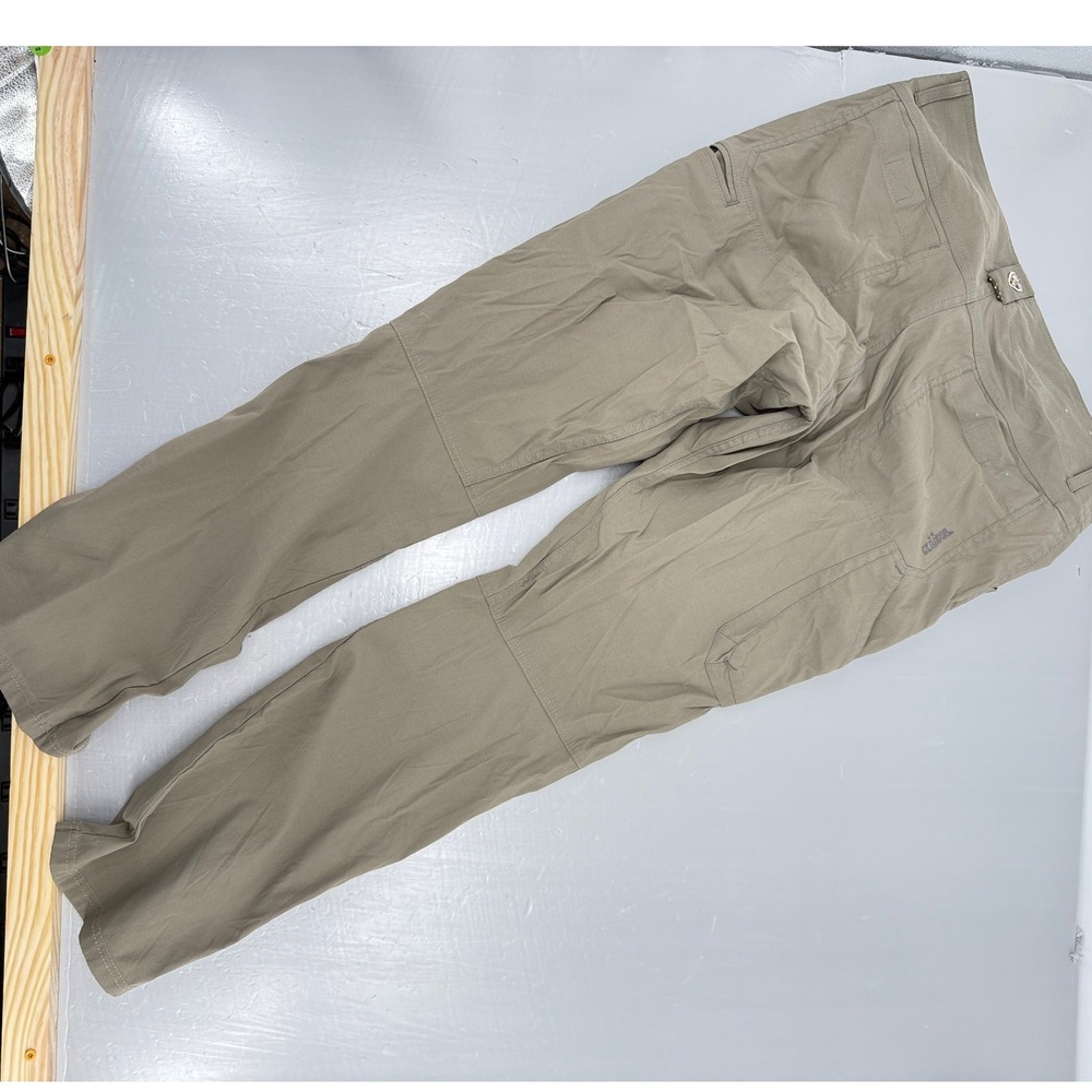 Kuhl Radikl Mens Hiking Pants 36x32 Khaki Tan Nylon Stretch Outdoor Trousers - Picture 4 of 16